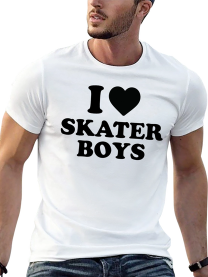 Camiseta Negra Amo a los Skaters