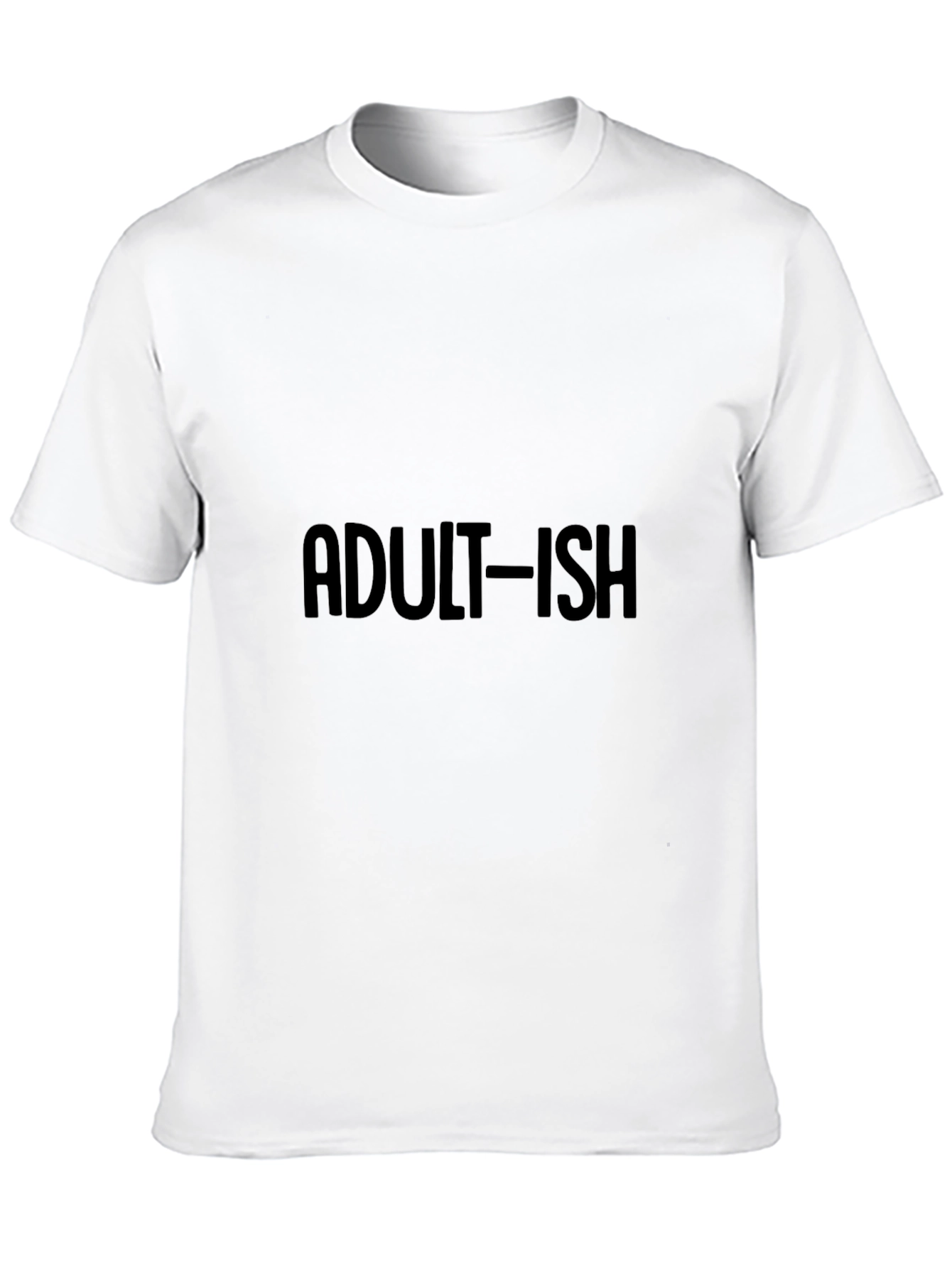 Camiseta Negra Adult-ish Casual Unisex