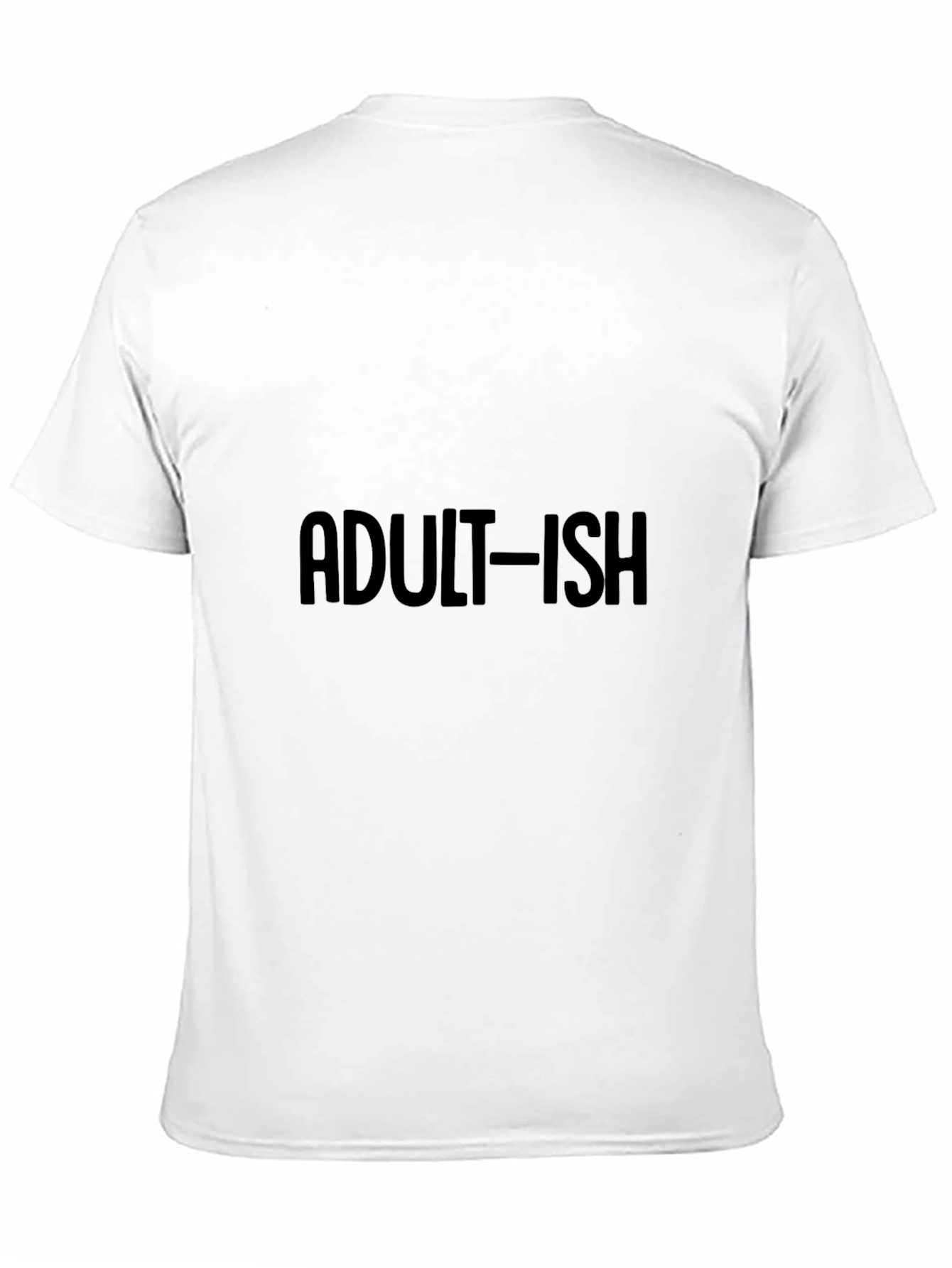 Camiseta Negra Adult-ish Casual Unisex