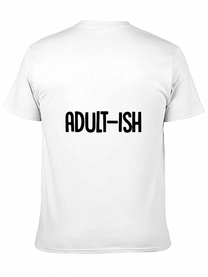 Camiseta Negra Adult-ish Casual Unisex