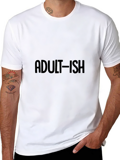 Camiseta Negra Adult-ish Casual Unisex