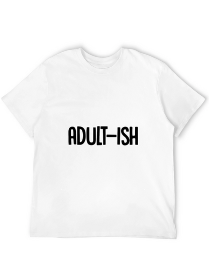 Camiseta Negra Adult-ish Casual Unisex