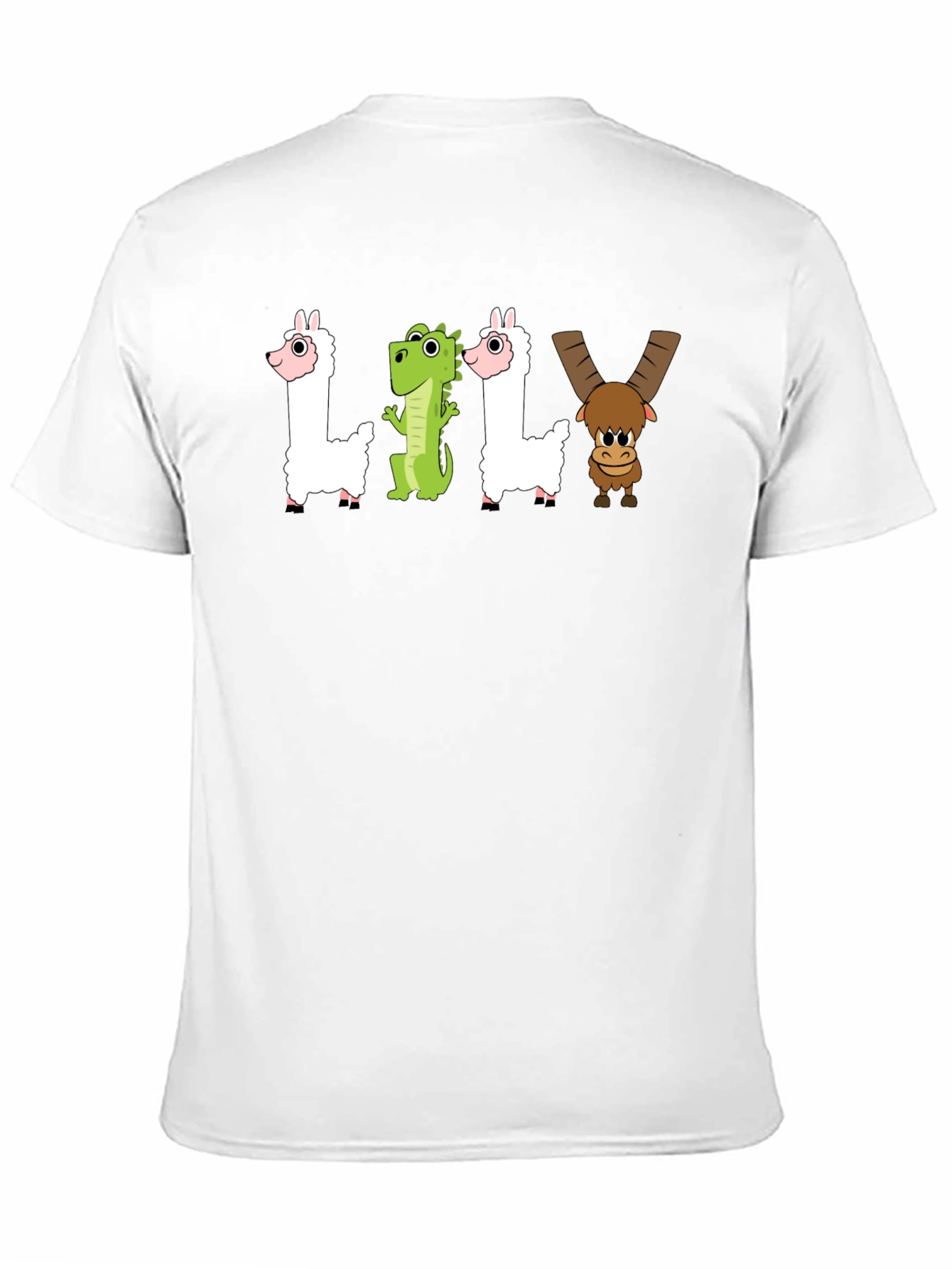 Camiseta Negra LILY Animales Divertidos
