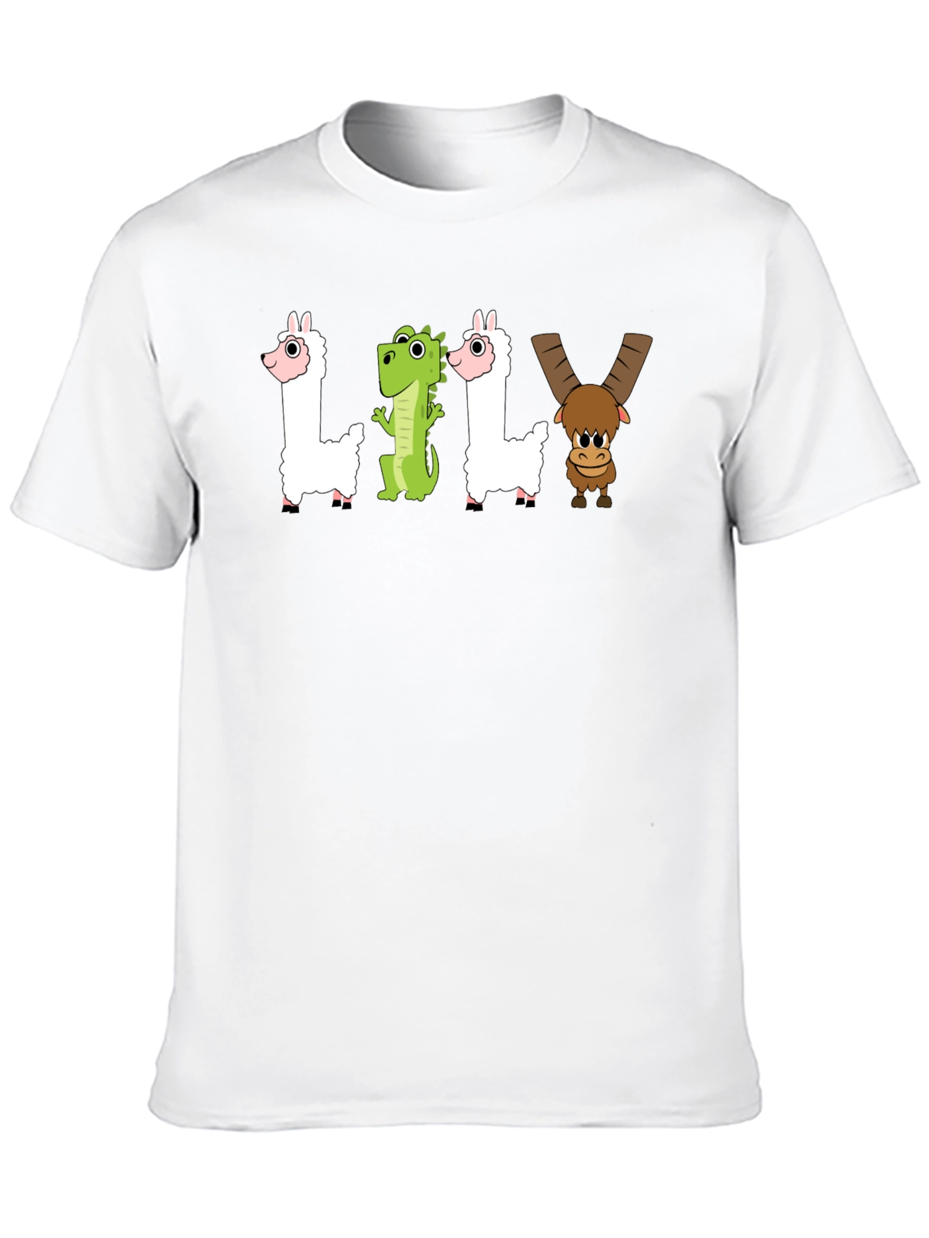 Camiseta Negra LILY Animales Divertidos