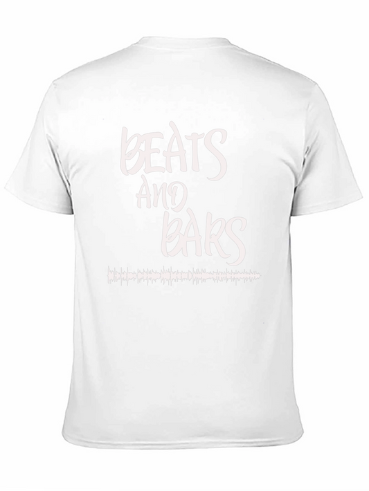 Camiseta Negra Beats and Bars Estilo Urbano