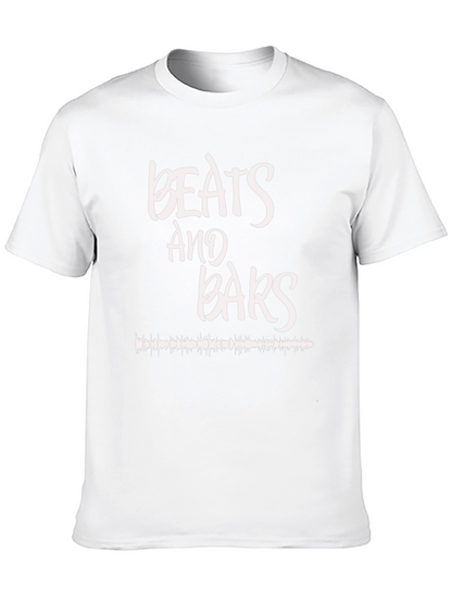 Camiseta Negra Beats and Bars Estilo Urbano