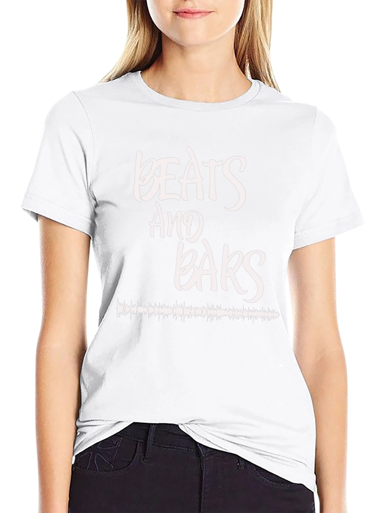 Camiseta Negra Beats and Bars Estilo Urbano