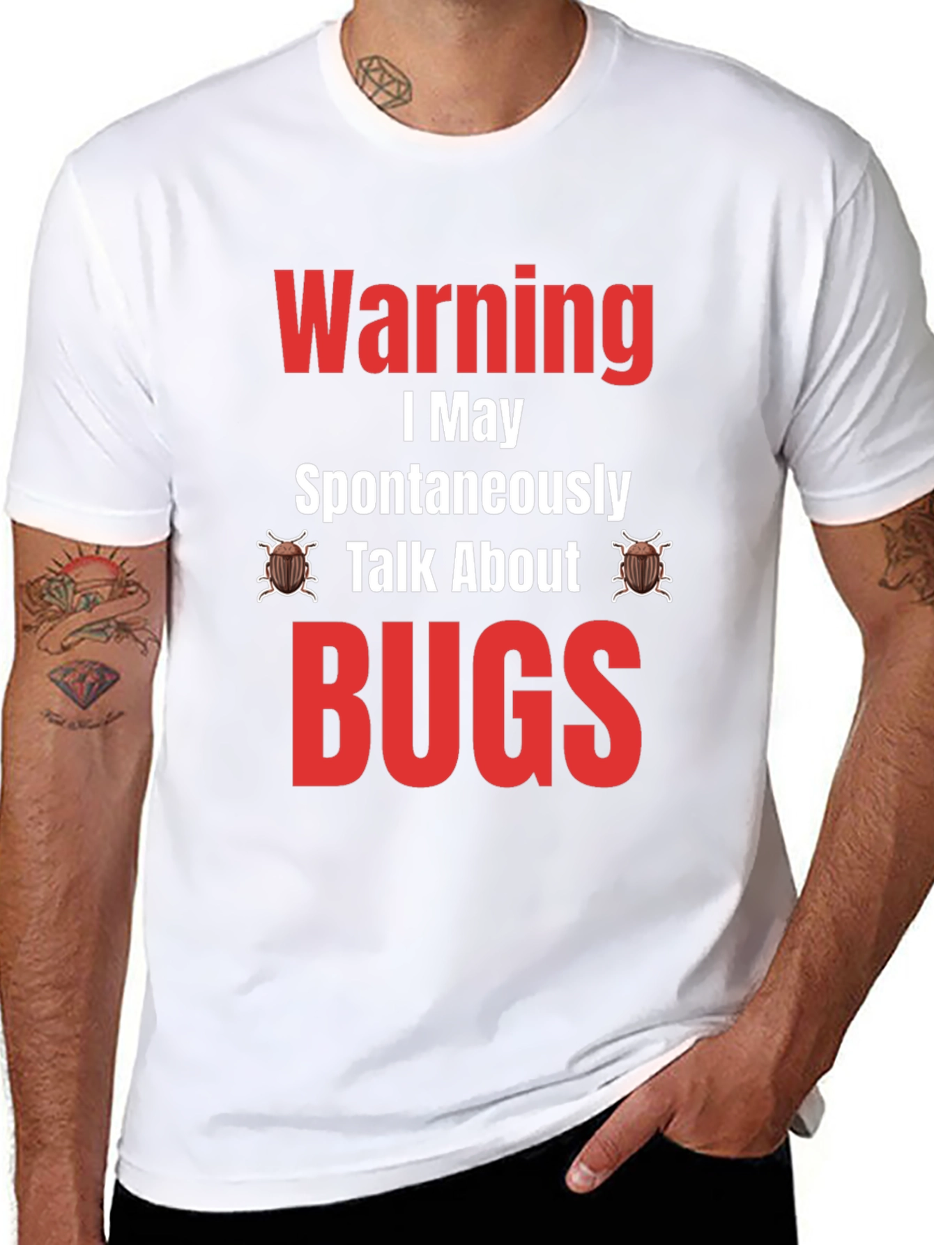 Camiseta Negra - Warning: Puedo Hablar de BUGS