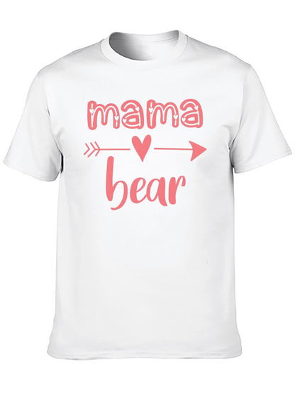 Camiseta Negra Mama Bear con Diseño de Flecha