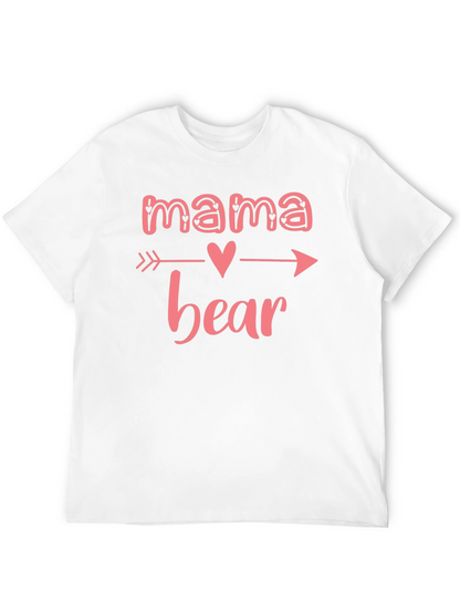Camiseta Negra Mama Bear con Diseño de Flecha