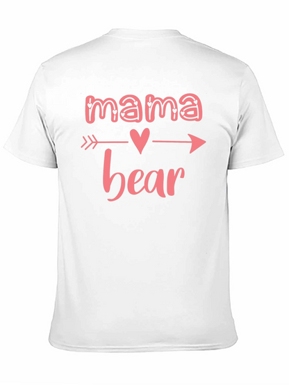 Camiseta Negra Mama Bear con Diseño de Flecha