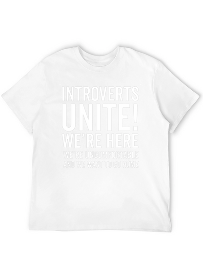 Camiseta Introvertidos ¡Unidos! Negra
