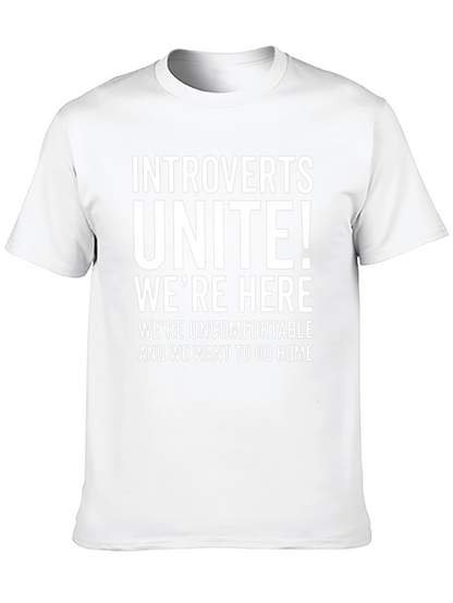 Camiseta Introvertidos ¡Unidos! Negra