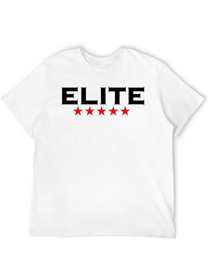 Camiseta Negra Elite con Estrellas Rojas