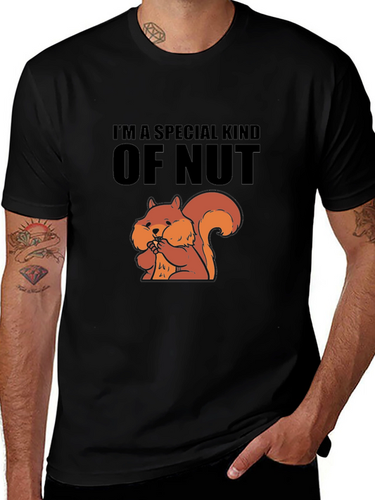 Camiseta Negra Soy Un Tipo Especial de Nuez