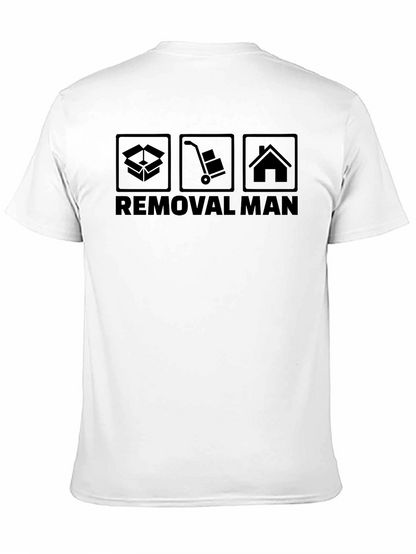 Camiseta Negra Removal Man para Mudanzas