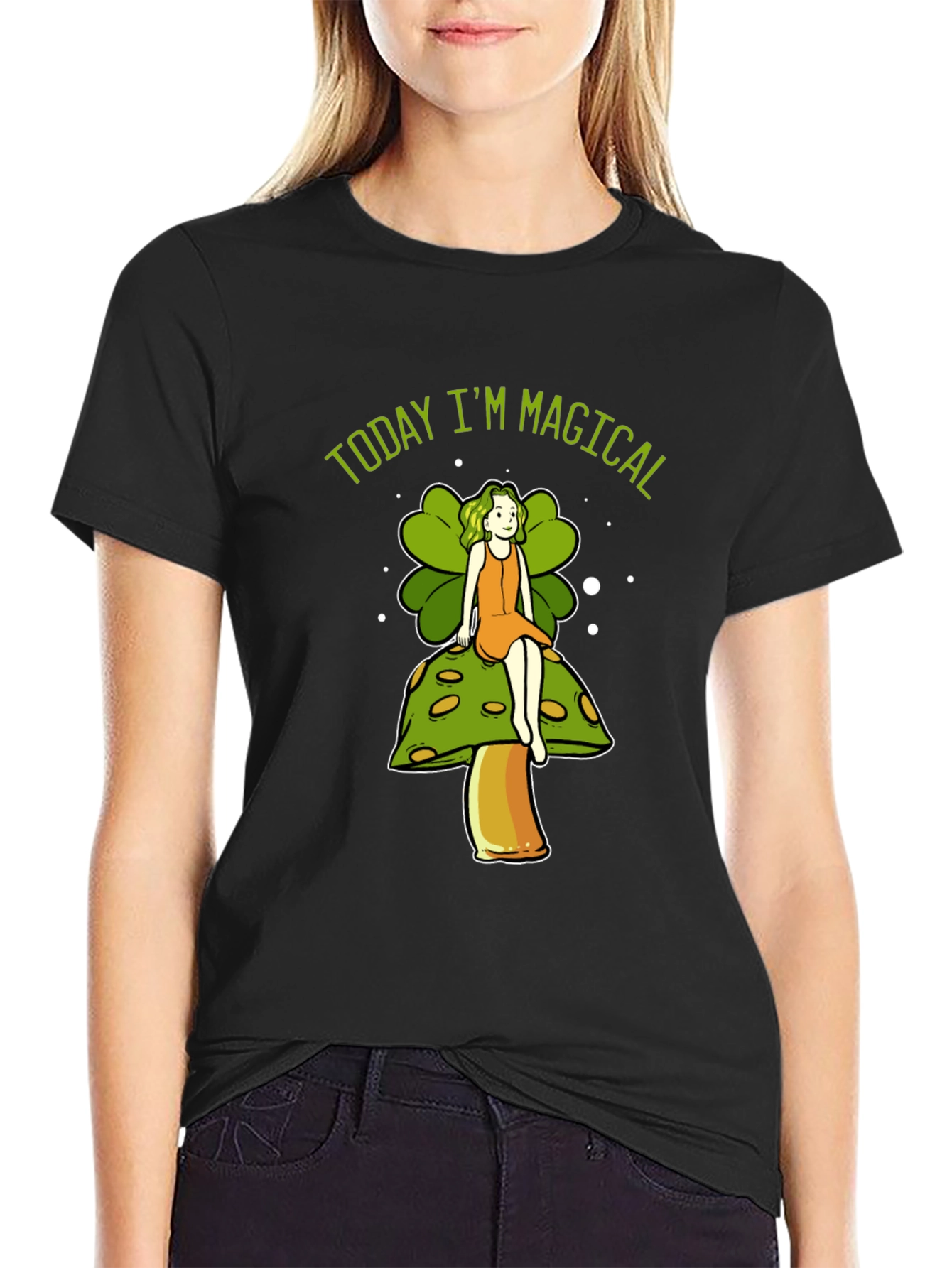 Camiseta Negra Mágica de San Patricio