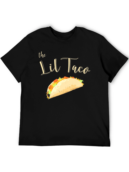 Camiseta Negra El Lil Taco - Diseño Divertido