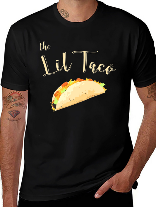 Camiseta Negra El Lil Taco - Diseño Divertido