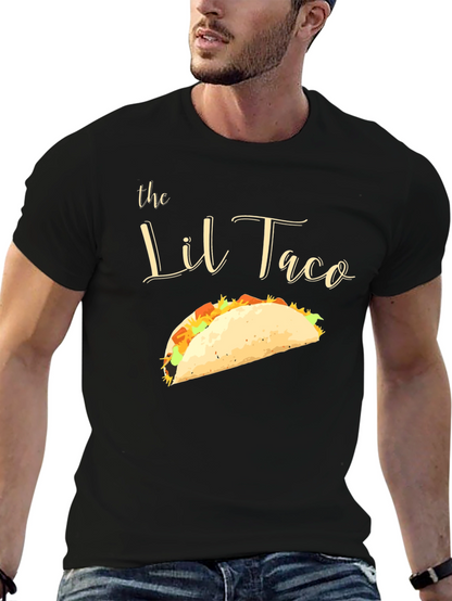 Camiseta Negra El Lil Taco - Diseño Divertido