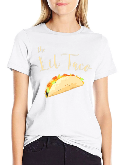 Camiseta Negra El Lil Taco - Diseño Divertido