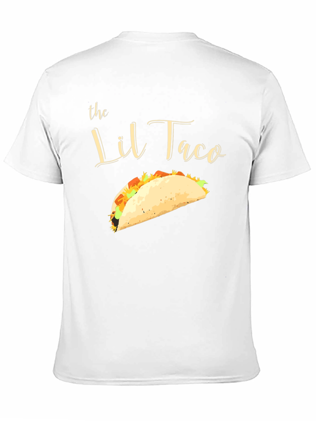 Camiseta Negra El Lil Taco - Diseño Divertido