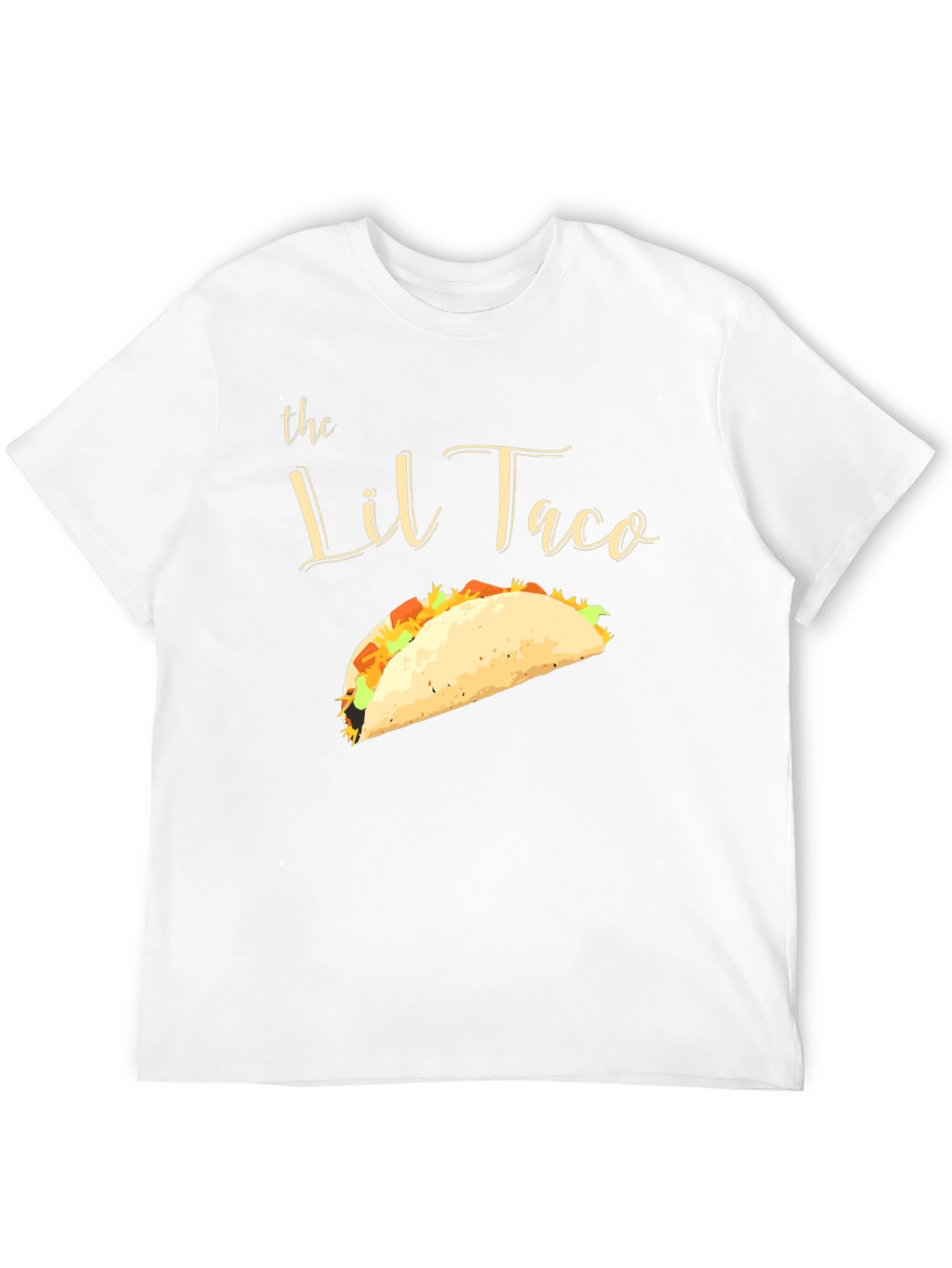 Camiseta Negra El Lil Taco - Diseño Divertido