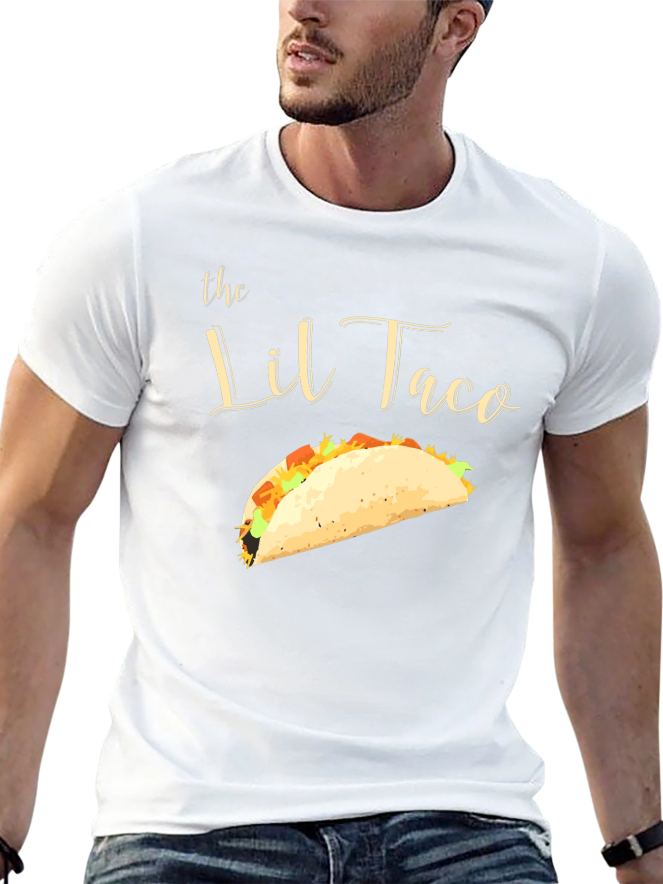 Camiseta Negra El Lil Taco - Diseño Divertido