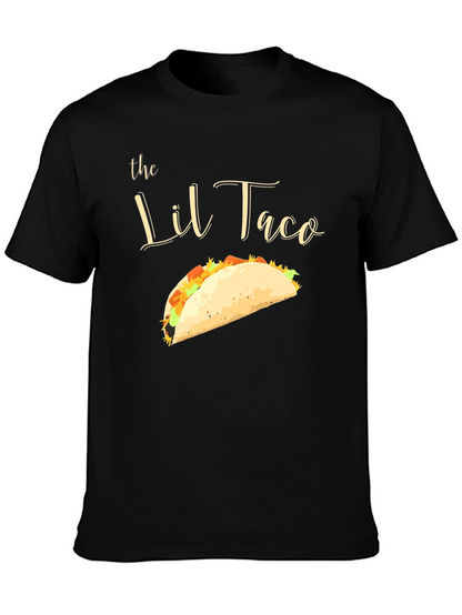 Camiseta Negra El Lil Taco - Diseño Divertido