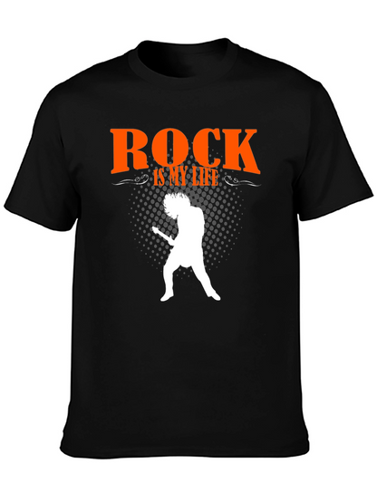 Camiseta Negra Rock is my life