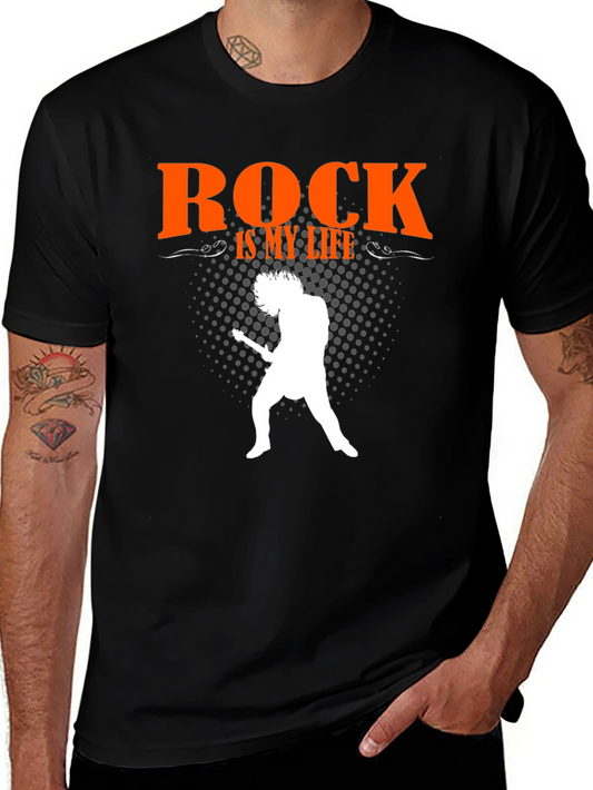Camiseta Negra Rock is my life
