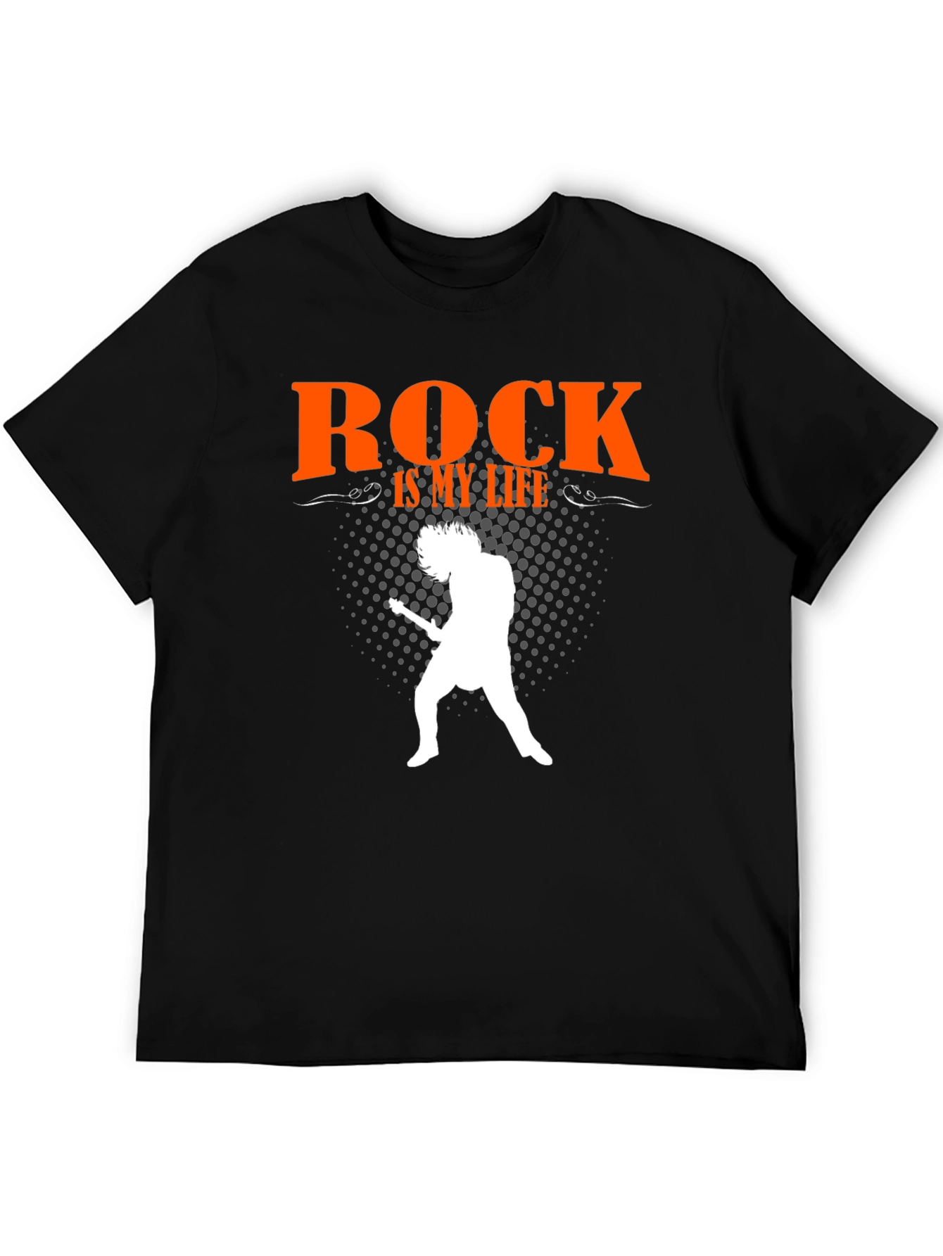 Camiseta Negra Rock is my life