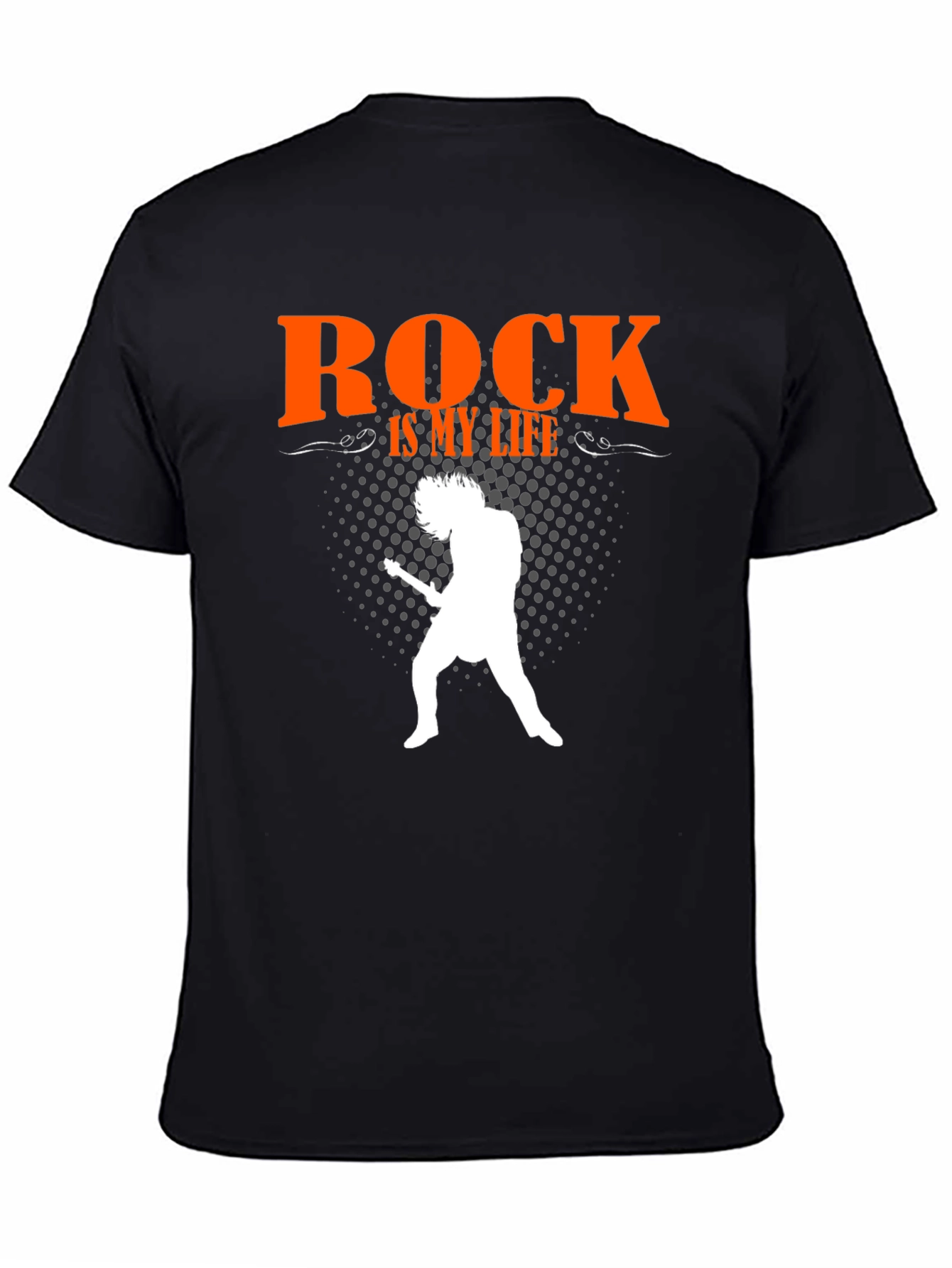 Camiseta Negra Rock is my life