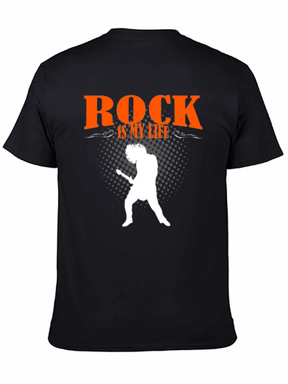 Camiseta Negra Rock is my life