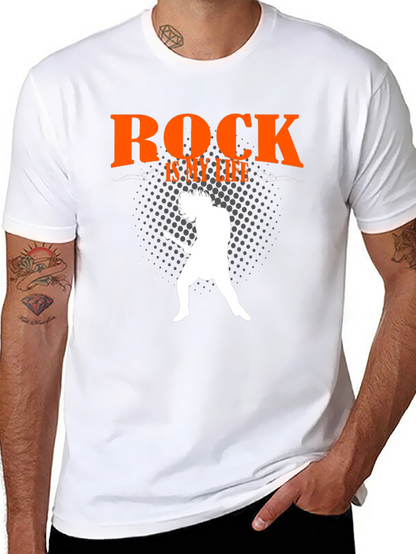 Camiseta Negra Rock is my life