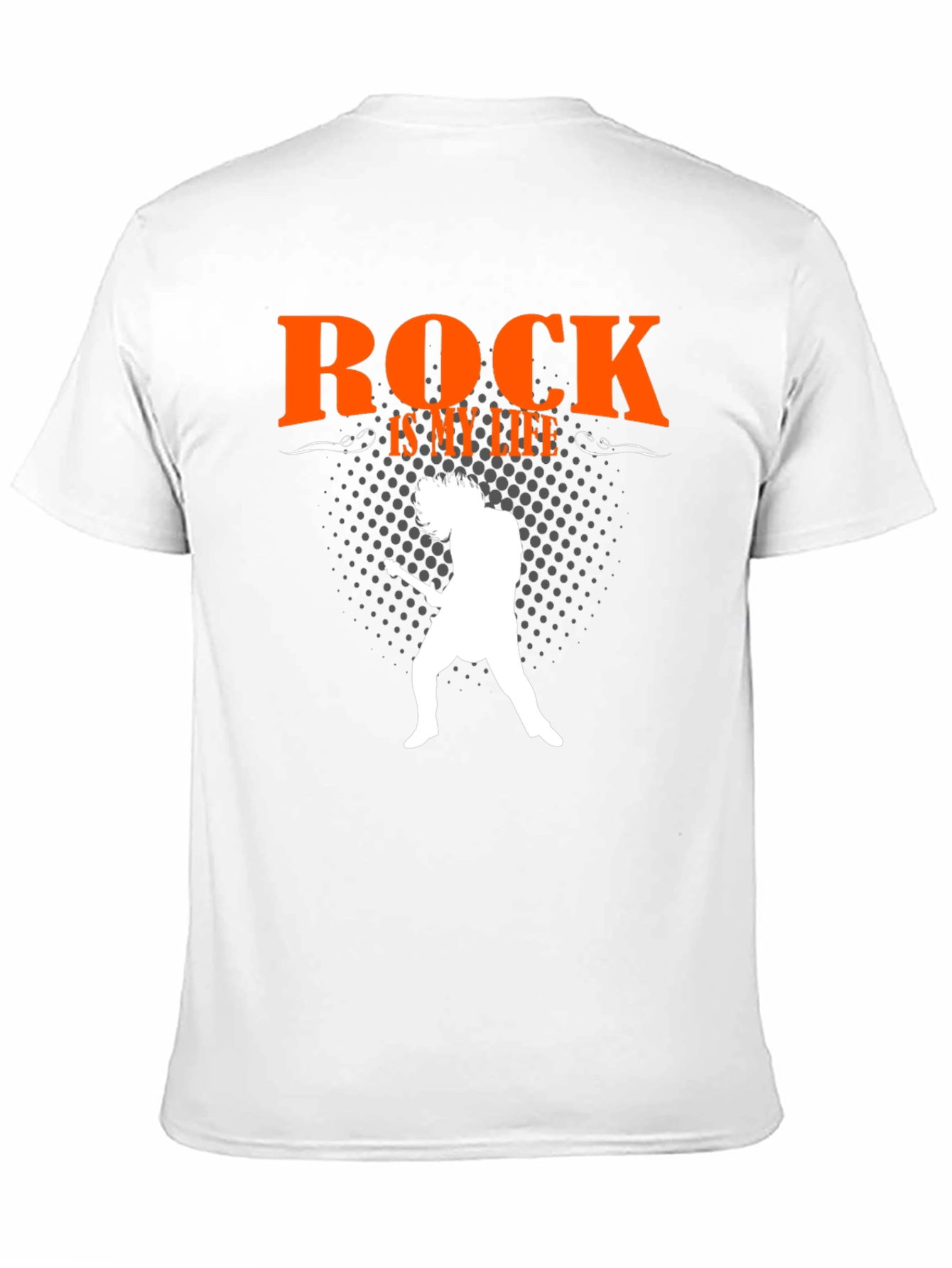 Camiseta Negra Rock is my life
