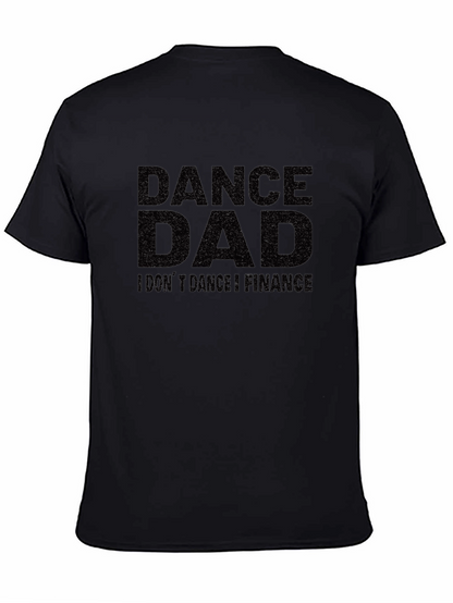 Camiseta Negra Dance Dad para Papá Financiero