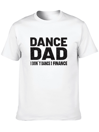 Camiseta Negra Dance Dad para Papá Financiero