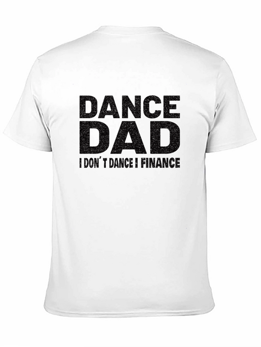 Camiseta Negra Dance Dad para Papá Financiero