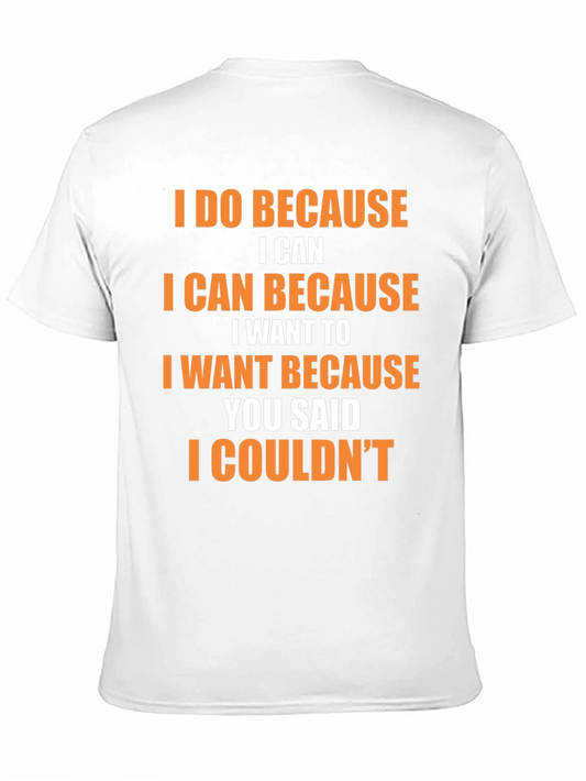 Camiseta Negra con Frase Motivacional en Naranja