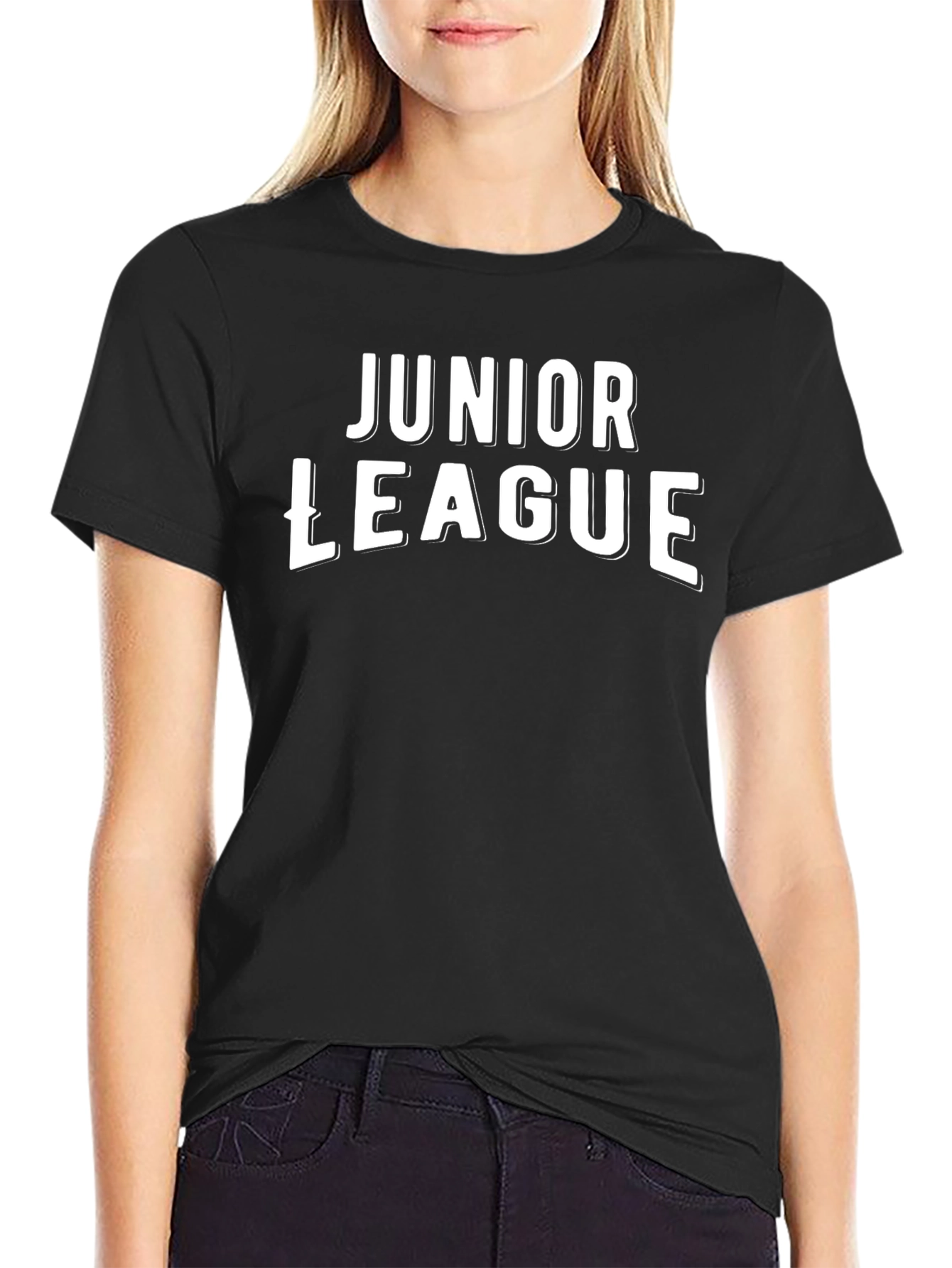 Camiseta Negra Junior League para Hombre