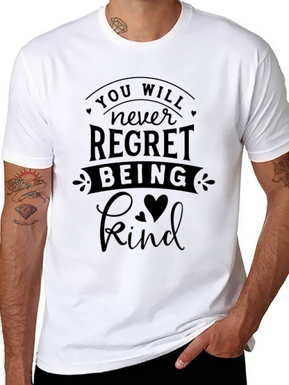 Camiseta Negra con Mensaje Inspirador Kind