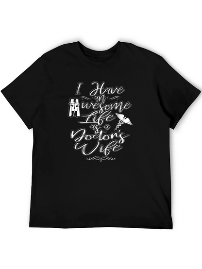 Camiseta Negra Esposa de Doctor