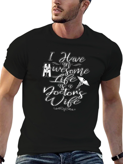 Camiseta Negra Esposa de Doctor