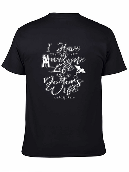 Camiseta Negra Esposa de Doctor